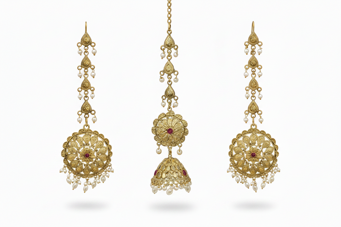 Noorani Jhumka Set