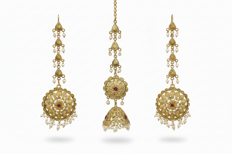 Noorani Jhumka Set