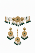 Zarreen Moti Choker Set