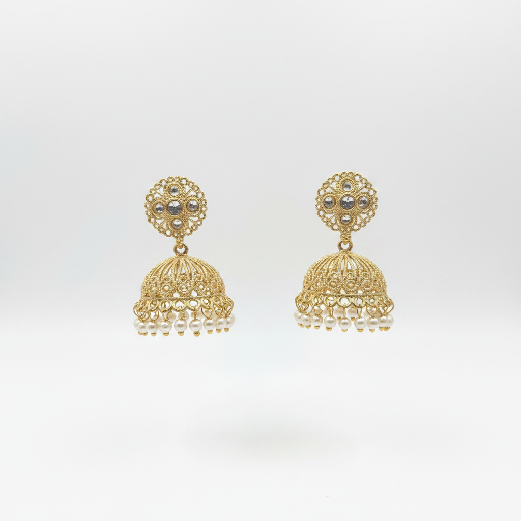 Chandni Phool Mini Jhumkas