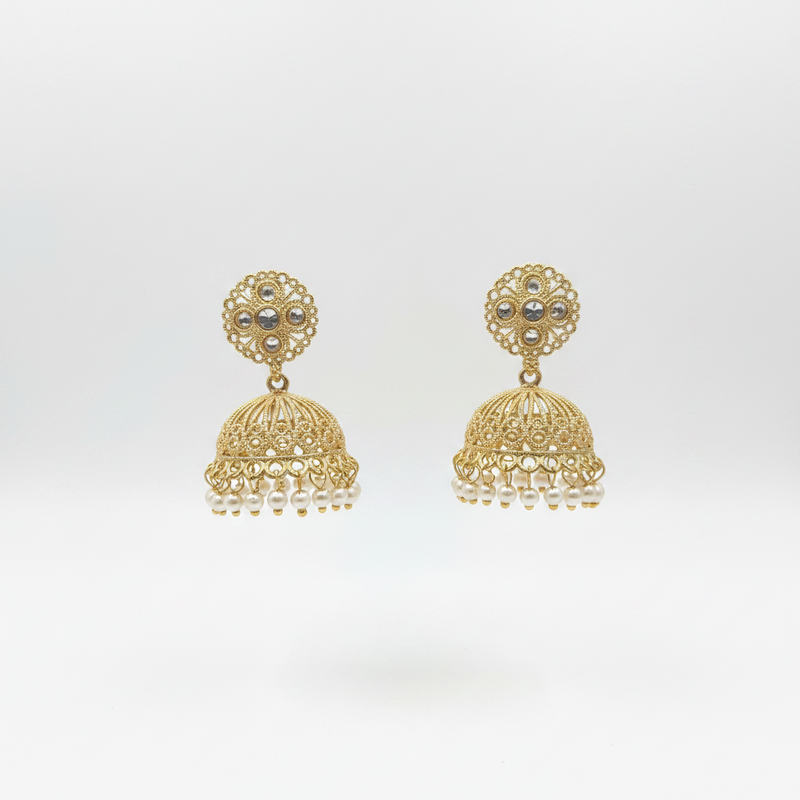 Chandni Phool Mini Jhumkas